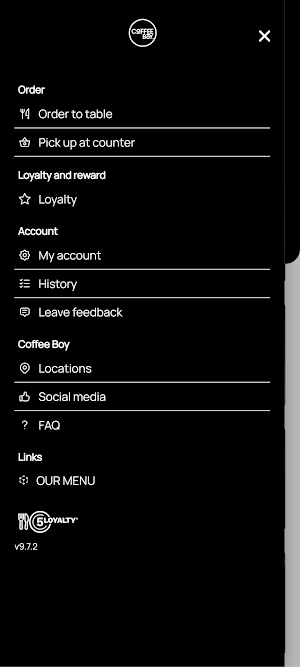 Coffeeboy Rewards Screenshot 1