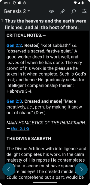 Preachers Bible Commentary Screenshot 2