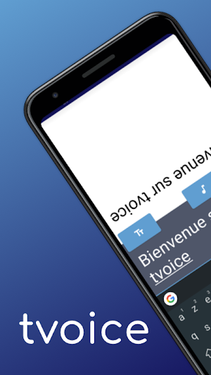 tvoice, l'application qui rend la parole Screenshot 0