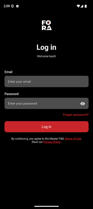 FORA - RMS - MOBILE Screenshot 0
