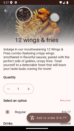 WeDashFoods Screenshot 1