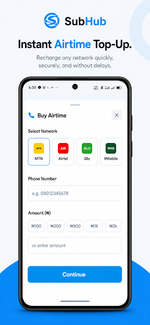 SubHub • Data & Airtime Screenshot 3