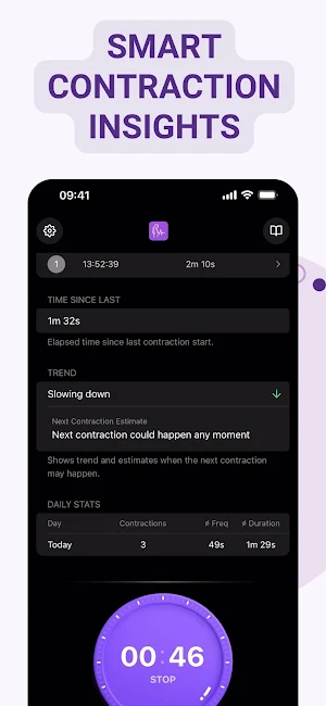 Bump Pulse: Contraction Timer Screenshot 3