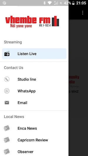 VHEMBE FM Screenshot 0