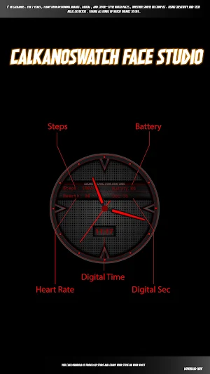 Grill Metal Watch Face CWF013 Screenshot 0