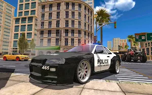 Police Car Stunt Simulation 3D Screenshot 2