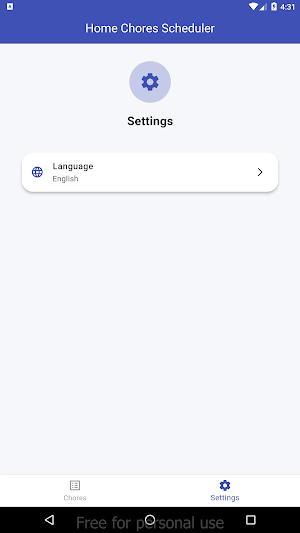 Home Chores Scheduler screenshot 2