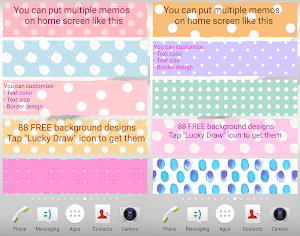 Sticky Memo Notepad *Dots* Free Screenshot 0