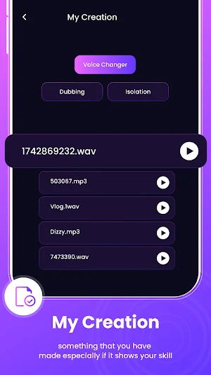 AI Dubbing : Voice Changer Screenshot 0