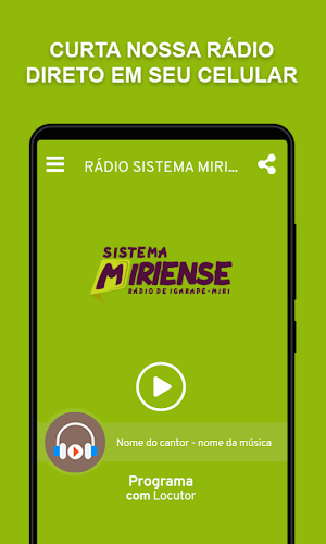 Rádio Sistema Miriense Screenshot 2