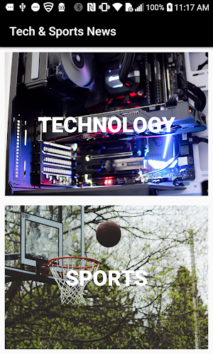 Tech & Sports News Screenshot 0
