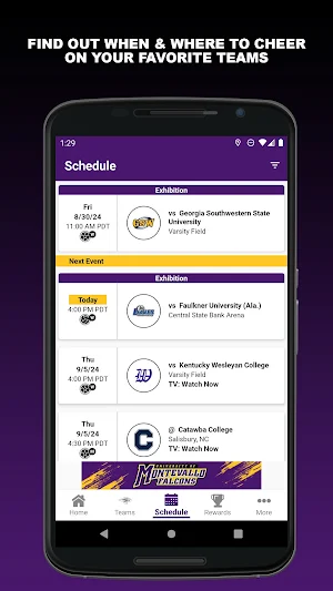Montevallo Falcons Screenshot 1