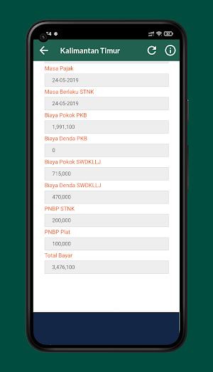 Cek Pajak Kendaraan Screenshot 3