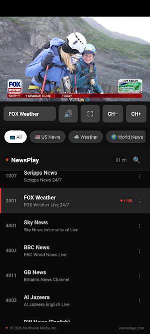 NewsPlay: Live News TV Streams Screenshot 2