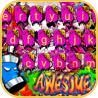 Swaggy Graffiti Keyboard Theme
