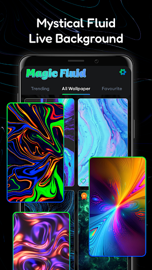 Magic Fluid, Live Wallpaper 4D Screenshot 0