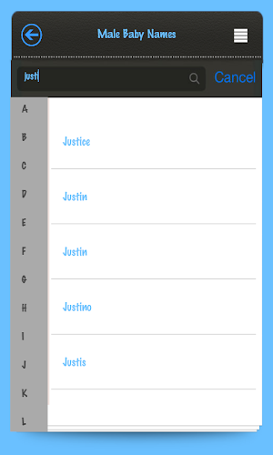 English Baby Names Screenshot 2
