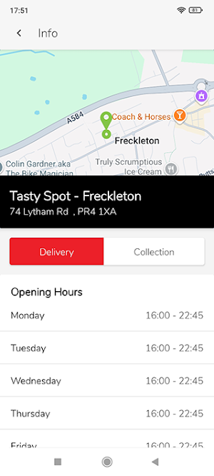 Tasty Spot - Freckleton Screenshot 1
