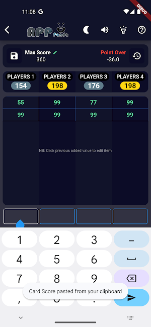Card Score - Score Counter Screenshot 2