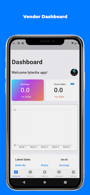 Lytechx Vendor Dashboard Screenshot 1