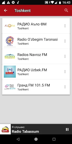 Uzbek Radio Stations Screenshot 3