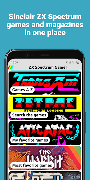 ZX Spectrum Gamer Screenshot 0