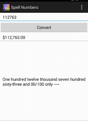 Spell Numbers Screenshot 0