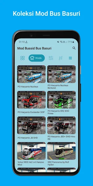 MOD Bussid Bus Basuri Screenshot 1