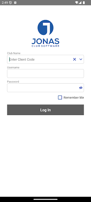 Jonas Club Software Management Screenshot 0