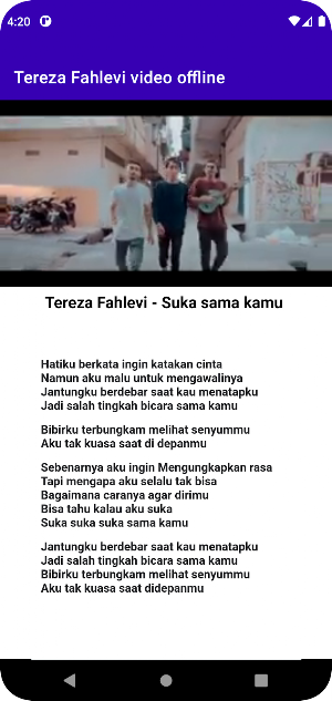 Tereza Fahlevi video offline Screenshot 1