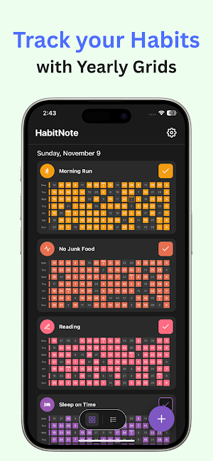 Habit Tracker : HabitNote Screenshot 0