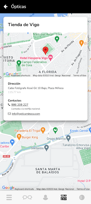 Óptica Miñoca Screenshot 3