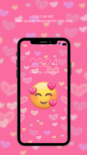 Cute Emoji Wallpaper HD Screenshot 2