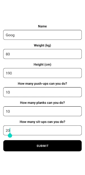 Fitness Tracker Screenshot 0