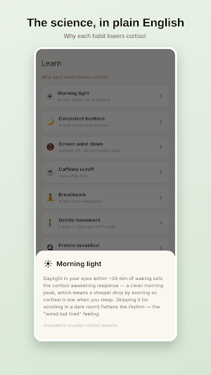 Lower Cortisol: Calmer Screenshot 3