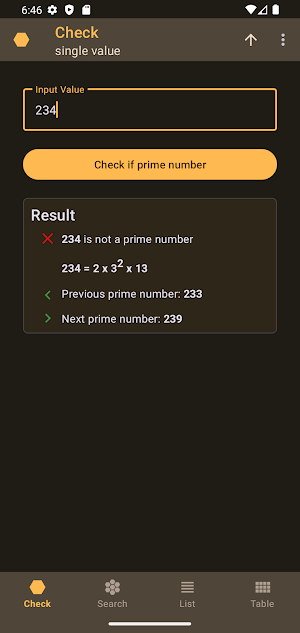 Prime Numbers - primeN Screenshot 1