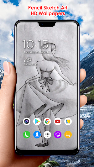 Pencil Sketch Art HD Wallpaper Screenshot 3