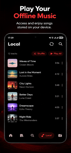 Offline Mp3 Player- uBand Screenshot 2