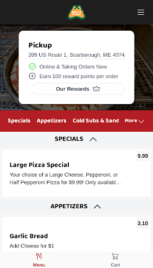 Pat's Pizza of Scarborough Screenshot 0