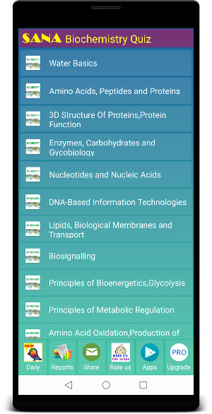 Biochemistry Quiz Screenshot 0