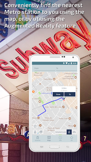 Barcelona Metro Guide and Subway Route Planner Screenshot 3