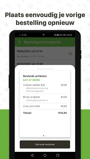 Eat at work Screenshot 2