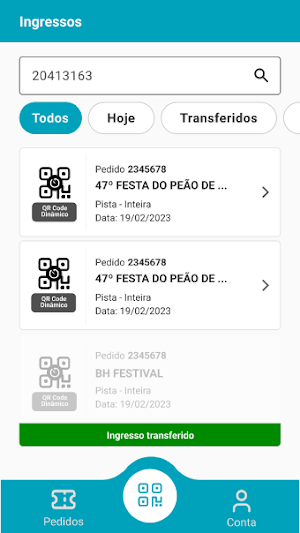 Total Acesso Ingressos Screenshot 2