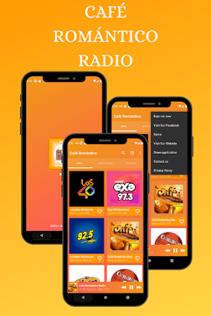 Café Romántico Radio Online Screenshot 0