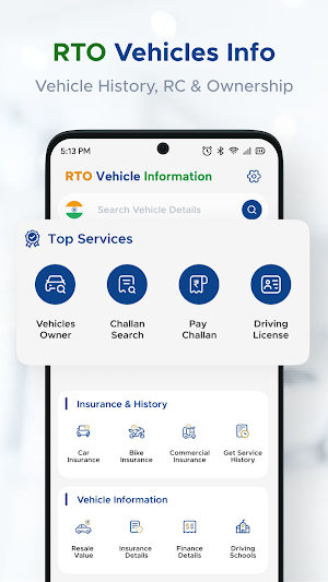 RTO Vehicle Info App - Challan Screenshot 0
