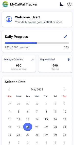 MyCalPal Tracker Screenshot 3
