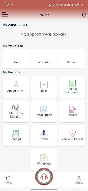 GeetanjaliHospital-Patient Screenshot 1