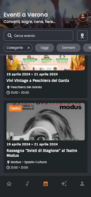 Eventi Verona Screenshot 2