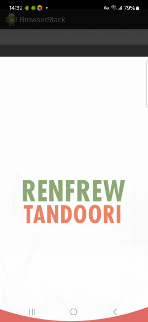 Renfrew Tandoori Screenshot 0
