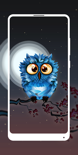Autumn Little Owl Wallpaper Screenshot 1